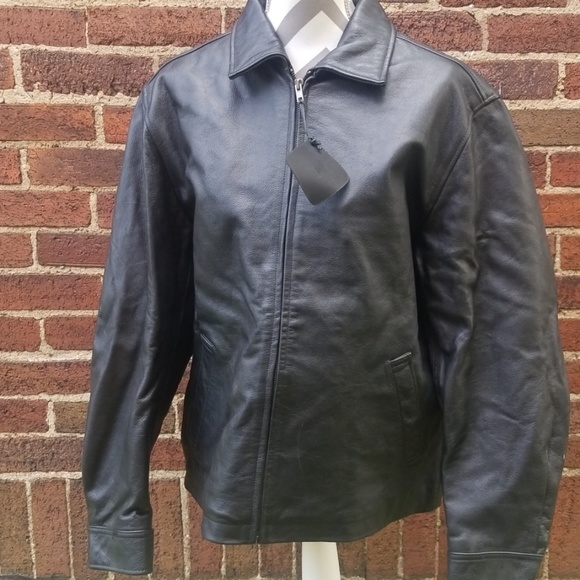 vintage gap leather jacket